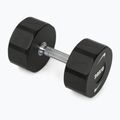 Chrome dumbbell Nike Strength Pro Urethane Dumbbell 28 kg black/white