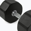 Chrome dumbbell Nike Strength Pro Urethane Dumbbell 30 kg black/white 4