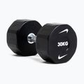 Chrome dumbbell Nike Strength Pro Urethane Dumbbell 30 kg black/white 6