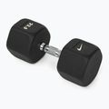 Rubber-coated dumbbell Nike Strength Hex Dumbbell 22,5 kg black/white