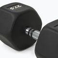 Rubber-coated dumbbell Nike Strength Hex Dumbbell 27,5 kg black/white 4