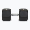 Rubber-coated dumbbell Nike Strength Hex Dumbbell 32,5 kg black/white 3