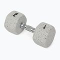 Rubber-coated dumbbell Nike Strength Grind Hex Dumbbell 12,5 kg wolf grey