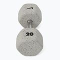 Rubber-coated dumbbell Nike Strength Grind Hex Dumbbell 20 kg wolf grey 2