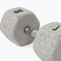 Rubber-coated dumbbell Nike Strength Grind Hex Dumbbell 20 kg wolf grey 4