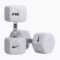 Rubber-coated dumbbell Nike Strength Grind Hex Dumbbell 22,5 kg wolf grey 5