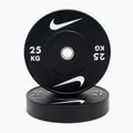 Bumper weight Nike Strength Rubber Bumper Plates 25 kg black/white