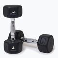 Dumbbells Nike Strength Hex Dumbbell 2 x 4 kg black/white