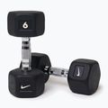 Dumbbells Nike Strength Hex Dumbbell 2 x 6 kg black/white
