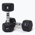 Dumbbells Nike Strength Hex Dumbbell 2 x 8 kg black/white