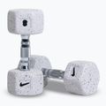 Dumbbells Nike Strength Grind Hex Dumbbell 2 x 8 kg wolf grey