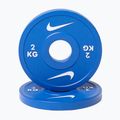 Weight Nike Strength Change Plates 2 x 2 kg blue/white