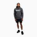 Men's sweatshirt Nike Strength Hoodie charcoal/white 2
