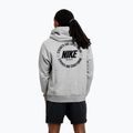 Men's sweatshirt Nike Strength S&C Hoodie heather grey/black 3