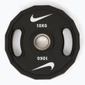 Bumper weight Nike Strength Pro Urethane Plates 10 kg black/white 2