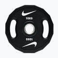 Bumper weight Nike Strength Pro Urethane Plates 10 kg black/white 4