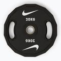 Bumper weight Nike Strength Pro Urethane Plates 20 kg black/white 2