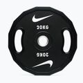 Bumper weight Nike Strength Pro Urethane Plates 20 kg black/white 4