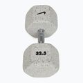 Rubber-coated dumbbell Nike Strength Grind Dumbbell 32,5 kg wolf grey 2
