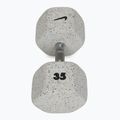 Rubber-coated dumbbell Nike Strength Grind Dumbbell 35 kg wolf grey 2