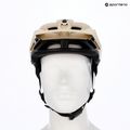 Fox Racing Speedframe Pro Backfade cream bike helmet 3