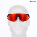 Red Bull SPECT Mark blue/brown with red orange mirror sunglasses 7