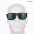 Under Armour Hustle XL S3 Matte grey/green multilayer oleophobic sunglasses 10