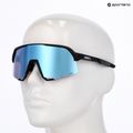 Sunglasses 100% S3 matte black/hyper blue multilayer mirror 3