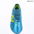 Children's football boots New Balance Tekela Team V5 FG metallic blue/alkaline green 9