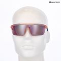 Nike Windshield Elite E matte washed coral/ course tint/ milky blue sunglasses 5