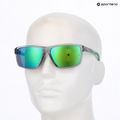 Men's Under Armour Kickoff/G S3 grey green/green multilayer sunglasses 10