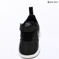 Children's shoes Nike Court Borough Low black/smoke grey/white/illusion green 7