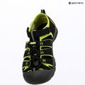 Children's sandals KEEN Newport H2 black/lime green 7