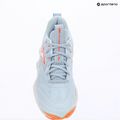 Women's volleyball shoes Mizuno Wave Momentum Elite blue finch/white/lava orange 9