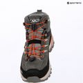 Children's trekking boots CMP Rigel 2.0 Mid Waterproof grey/brick 3