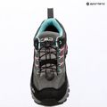 Children's trekking boots CMP Rigel 2.0 Low Waterproof grey/acquarius/pink fluo 3
