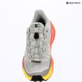 Women's running shoes Salomon Genesis 2 gray violet/safety yellow 11
