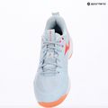 Women's volleyball shoes Mizuno Wave Momentum Pro blue finch/lava orange/flamingo coral 9