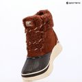 Women's snow boots Sorel Out N About IV Chillz Wp dark auburn/blue 9