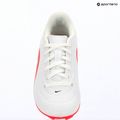 Children's football boots Nike Jr. Tiempo Maestro Club White/Bright Crimson/Blur 8