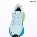 Women's running shoes HOKA Challenger 8 Wide glimmering blue/tart apple 16