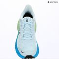 Women's running shoes HOKA Challenger 8 glimmering blue/tart apple 16