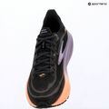 Women's running shoes Brooks Ghost 18 black/mulled grape/peach 7