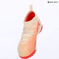 Children's football boots PUMA Future 9 Match TT+ Mid Jr sugared almond/puma white/ultra red/puma black 8