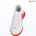 Children's football boots Nike Jr. Tiempo Maestro Club white/bright crimson/blur 8
