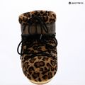 Women's snow boots Moon Boot Icon Low Fleece Leopard cognac/cocoa 11