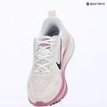 Women's Nike Vomero 18 Wide Running Shoes white/bleached lilac/light magenta/black 14