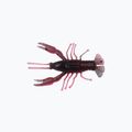 Relax Crawfish 1 Laminated rubber lure 8 pcs black-red glitter super red CRF1