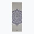 Yoga mat Gaiam Sustained Yoga grey sundial flower