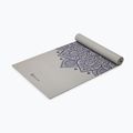 Yoga mat Gaiam Sustained Yoga grey sundial flower 3